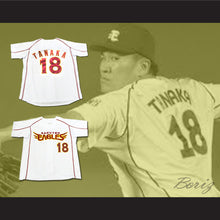Load image into Gallery viewer, Masahiro Tanaka 18 Tohoku Rakuten Golden Eagles White Baseball Jersey