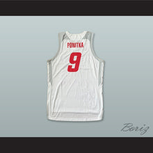 Load image into Gallery viewer, Mateusz Ponitka 9 Polska Poland White Basketball Jersey
