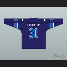 Load image into Gallery viewer, Mathias Ladouceur 30 Le National de Quebec Home Hockey Jersey- Lance et compte (He Shoots, He Scores)