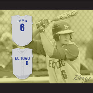 Matt Chapman 6 El Toro High School Chargers Gray Baseball Jersey 2