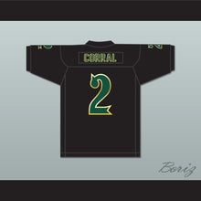 Load image into Gallery viewer, Matt Corral 2 Long Beach Polytechnic High School Jackrabbits Black Football Jersey 2