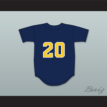 Load image into Gallery viewer, Matthew Stafford 20 Highland Park High School Scots Navy Blue Baseball Jersey 1