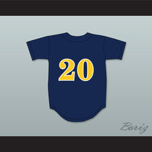 Load image into Gallery viewer, Matthew Stafford 20 Highland Park High School Scots Navy Blue Baseball Jersey 3