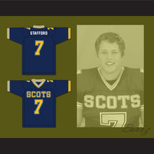 Load image into Gallery viewer, Matthew Stafford 7 Highland Park High School Scots Navy Blue Football Jersey 2