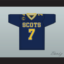 Load image into Gallery viewer, Matthew Stafford 7 Highland Park High School Scots Navy Blue Football Jersey 4