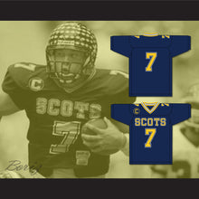 Load image into Gallery viewer, Matthew Stafford 7 Highland Park High School Scots Navy Blue Football Jersey 3