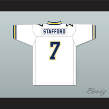 Load image into Gallery viewer, Matthew Stafford 7 Highland Park High School Scots White Football Jersey 2