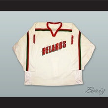 Load image into Gallery viewer, Matushkin 6 Belarus White Hockey Jersey