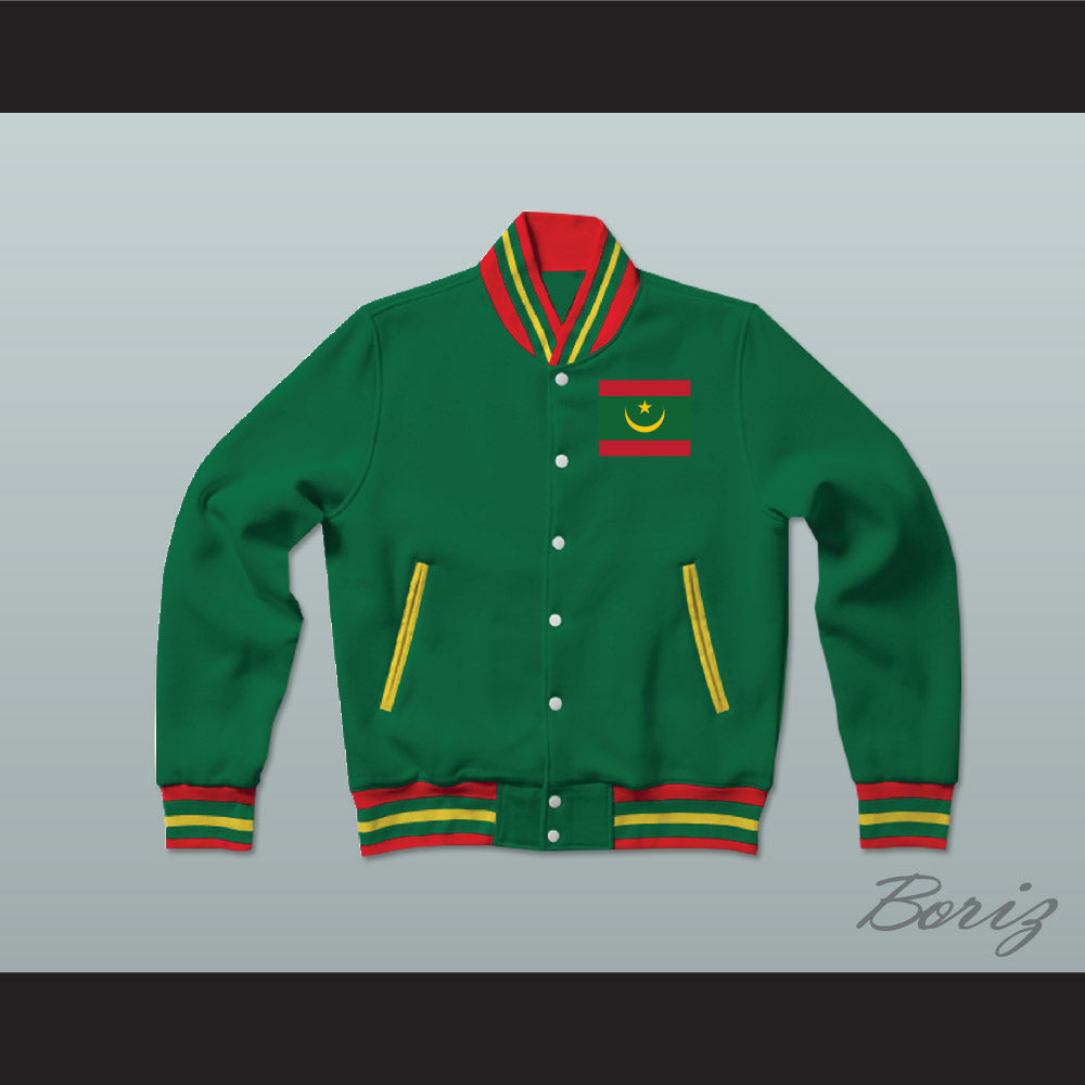 Mauritania Varsity Letterman Jacket-Style Sweatshirt