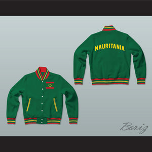 Mauritania Varsity Letterman Jacket-Style Sweatshirt