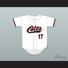 Load image into Gallery viewer, Max Scherzer 17 Parkway Central High School Colts White Baseball Jersey 2