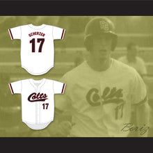 Load image into Gallery viewer, Max Scherzer 17 Parkway Central High School Colts White Baseball Jersey 2