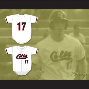 Max Scherzer 17 Parkway Central High School Colts White Baseball Jersey 1