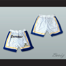 Load image into Gallery viewer, Quincy McCall 22 Crenshaw High School White Basketball Shorts