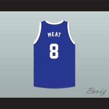 Load image into Gallery viewer, &#39;Meat&#39; Tuperello 8 Angel Beach Gators Blue Basketball Jersey Porky&#39;s Revenge