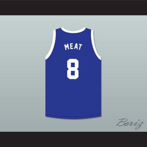 'Meat' Tuperello 8 Angel Beach Gators Blue Basketball Jersey Porky's Revenge