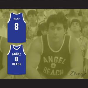 'Meat' Tuperello 8 Angel Beach Gators Blue Basketball Jersey Porky's Revenge