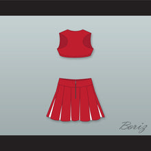 Load image into Gallery viewer, Megan Bloomfield High School Red Cheerleader Uniform But I&#39;m a Cheerleader