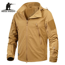 Load image into Gallery viewer, Mege Brand Clothing New Autumn Men&#39;s Jacket Coat Military Clothing Tactical Outwear US Army Breathable Nylon Light Windbreaker