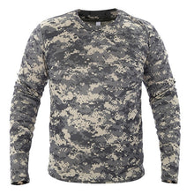 Load image into Gallery viewer, Mege Brand Clothing New Autumn Spring Men Long Sleeve Tactical Camouflage T-shirt camisa masculina Quick Dry Military Army shirt