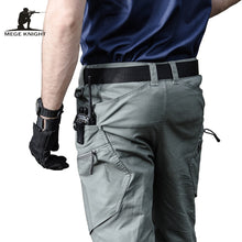 Load image into Gallery viewer, Mege Brand Military Army Pants Men's Urban Tactical Clothing Combat Trousers Multi Pockets Unique Casual Pants Ripstop Fabric