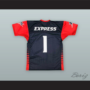 Memphis Express 1 Football Jersey with Patches