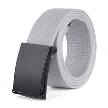 Load image into Gallery viewer, Men Belt New Fashion Unisex Army Tactical Waist Belt Jeans Male Casual Luxury Canvas Webbing Waistband Ceinture Femme 17 Colors