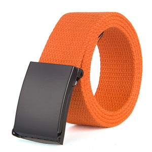 Men Belt New Fashion Unisex Army Tactical Waist Belt Jeans Male Casual Luxury Canvas Webbing Waistband Ceinture Femme 17 Colors