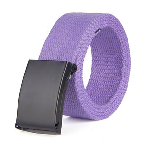 Men Belt New Fashion Unisex Army Tactical Waist Belt Jeans Male Casual Luxury Canvas Webbing Waistband Ceinture Femme 17 Colors