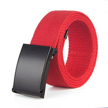 Load image into Gallery viewer, Men Belt New Fashion Unisex Army Tactical Waist Belt Jeans Male Casual Luxury Canvas Webbing Waistband Ceinture Femme 17 Colors