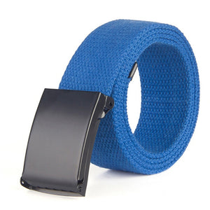 Men Belt New Fashion Unisex Army Tactical Waist Belt Jeans Male Casual Luxury Canvas Webbing Waistband Ceinture Femme 17 Colors