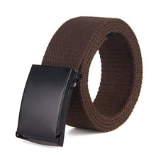 Load image into Gallery viewer, Men Belt New Fashion Unisex Army Tactical Waist Belt Jeans Male Casual Luxury Canvas Webbing Waistband Ceinture Femme 17 Colors