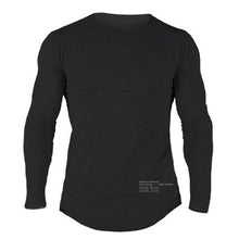Load image into Gallery viewer, Men Casual Skinny T-shirt Cotton Shawl sleeve shirts Gyms Fitness Bodybuilding Workout Patchwork Tee Tops Male Crossfit Clothing