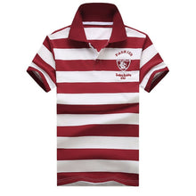 Load image into Gallery viewer, Men Classic Striped Polo Shirt Cotton Short Sleeve NEW Arrived 2019 summer Plus size M-XXXXL