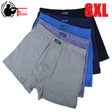 Load image into Gallery viewer, Men's Boxer Pantie Underpants Lot Big XXXXL Loose Under Wear Cotton Plus 5XL 6XL 7XL Underwear Boxer Male 9XL Shorts Large Size