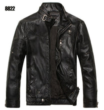 Load image into Gallery viewer, Men&#39;s Leather Jackets Brand Motorcycle Leather Jacket Men Fur Jacket Jaqueta De Couro Masculina Mens Leather Coats Jaqueta Couro