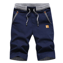 Load image into Gallery viewer, Men's Summer Breeches Shorts Hot 2020 Casual Cotton Fashion Style Boardshort Bermuda Male Drawstring Elastic Waist Beach Shorts