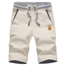 Load image into Gallery viewer, Men's Summer Breeches Shorts Hot 2020 Casual Cotton Fashion Style Boardshort Bermuda Male Drawstring Elastic Waist Beach Shorts