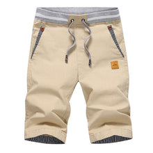 Load image into Gallery viewer, Men's Summer Breeches Shorts Hot 2020 Casual Cotton Fashion Style Boardshort Bermuda Male Drawstring Elastic Waist Beach Shorts