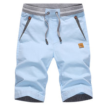 Load image into Gallery viewer, Men's Summer Breeches Shorts Hot 2020 Casual Cotton Fashion Style Boardshort Bermuda Male Drawstring Elastic Waist Beach Shorts