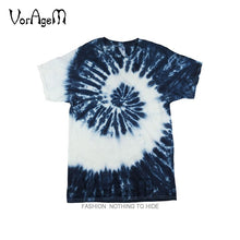 Load image into Gallery viewer, Men's Summer Handmade Tie Dye T Shirt Fashion Spiral Star Ray Colorful Tops  Hipster Skateboard Streetwear Male 100% Cotton Tees