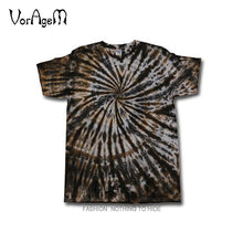 Load image into Gallery viewer, Men's Summer Handmade Tie Dye T Shirt Fashion Spiral Star Ray Colorful Tops  Hipster Skateboard Streetwear Male 100% Cotton Tees