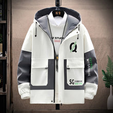 Load image into Gallery viewer, Men&#39;s Windbreaker Jackets Youth Korea Fashion Print Casual Coat Male Clothing 2021 Spring Autumn Jackets Men Dropshipping