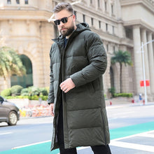 Load image into Gallery viewer, Men's down jacket new men Winter large size hooded jacket warm Down coat 6XL 7XL 8XL 9XL 10XL