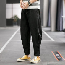 Load image into Gallery viewer, Men's stretch sweatpants men's slimming sweatpants bodybuilding sweatpants