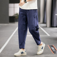 Load image into Gallery viewer, Men's stretch sweatpants men's slimming sweatpants bodybuilding sweatpants