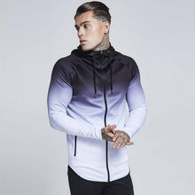 Load image into Gallery viewer, Mens 3d Hoodies Zipper Casual Tracksuit Pocket Hooded Sweatshirt Men 2018 Black Red Purple Gradient Streetwear Hip Hop Hoodie