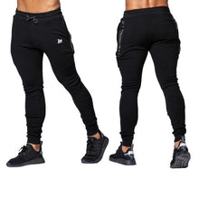 Load image into Gallery viewer, Mens Joggers Casual Pants Fitness Men Sportswear Tracksuit Bottoms Skinny Sweatpants Trousers Black Gyms Jogger Track Pants