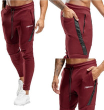 Load image into Gallery viewer, Mens Joggers Casual Pants Fitness Men Sportswear Tracksuit Bottoms Skinny Sweatpants Trousers Black Gyms Jogger Track Pants