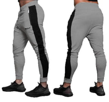 Load image into Gallery viewer, Mens Joggers Casual Pants Fitness Men Sportswear Tracksuit Bottoms Skinny Sweatpants Trousers Black Gyms Jogger Track Pants